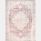 Lila Faded Patterned Washable Rug