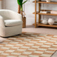 Sand Checkerboard Jute Rug