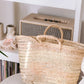Straw French Market Basket
