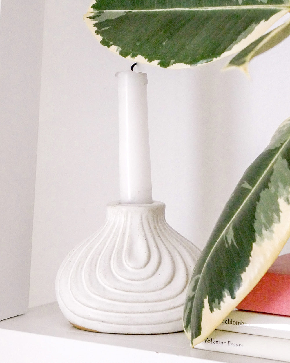 Ripple Taper Candle Holder