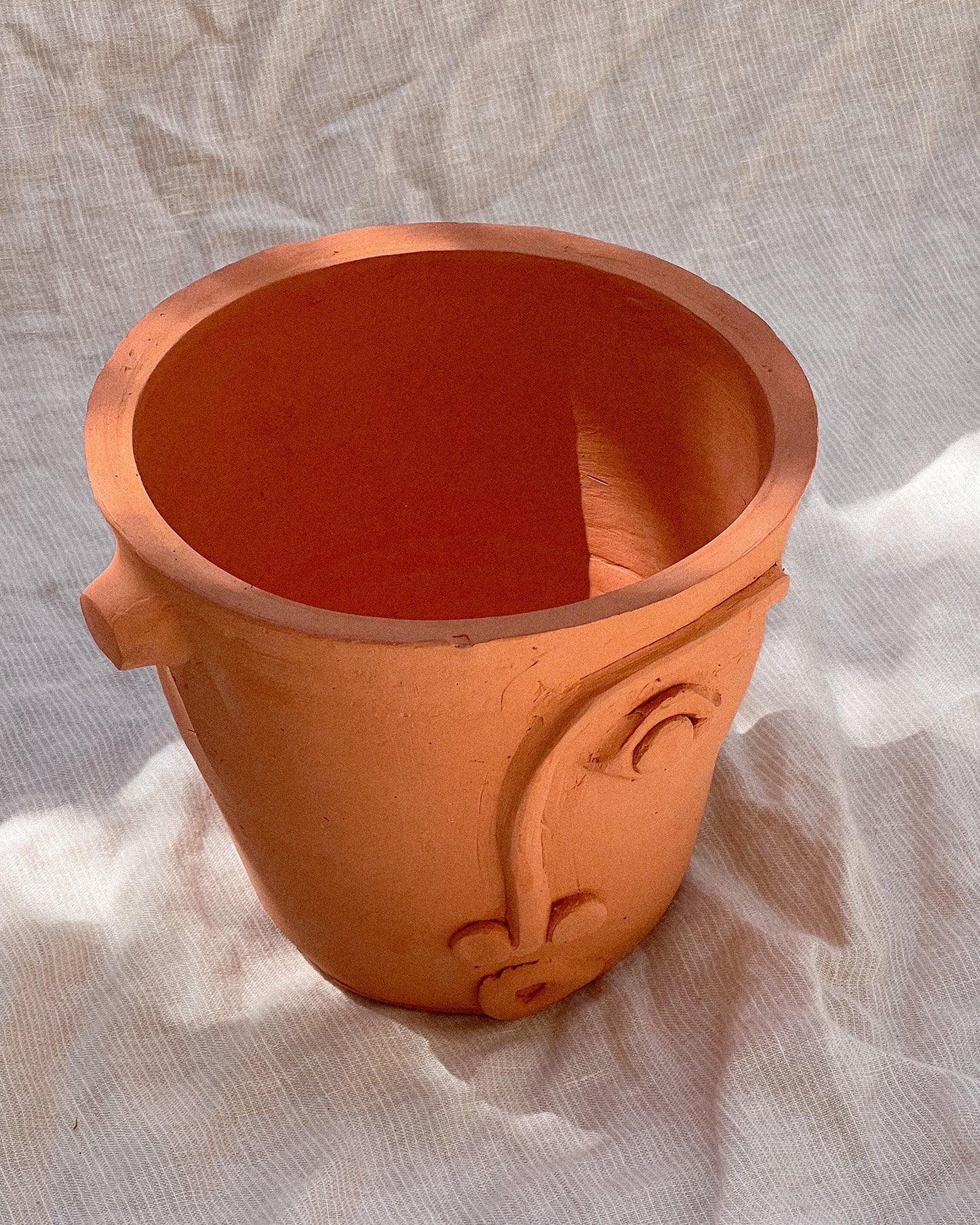 Terracotta Face Planter