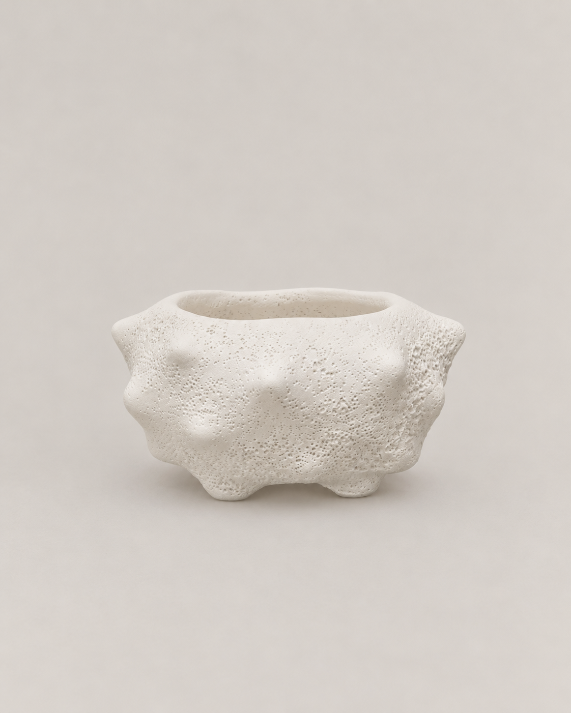 White Volcano Mini Plant Pot