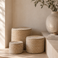 White Woven Storage Basket