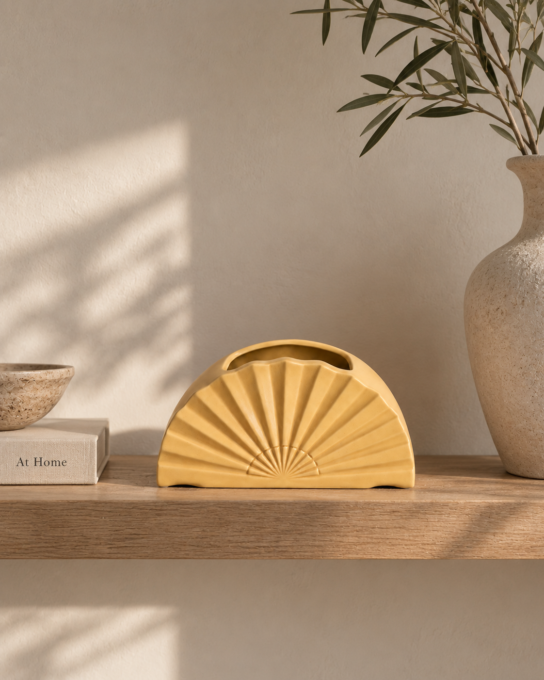 Yellow Sunshine Ceramic Vase