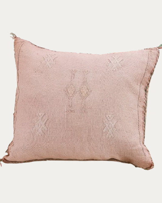 Mazzy Pink Cactus Silk Pillow