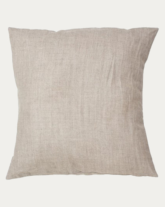 Beige Linen Throw Pillow Cover