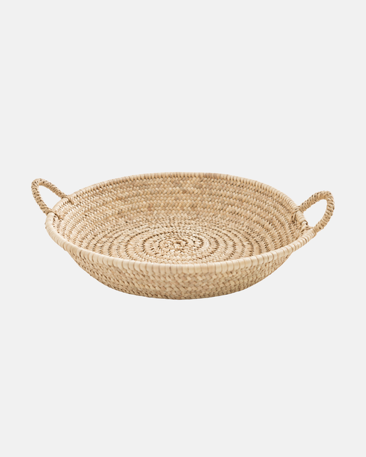 Straw Moroccan Tabletop Basket