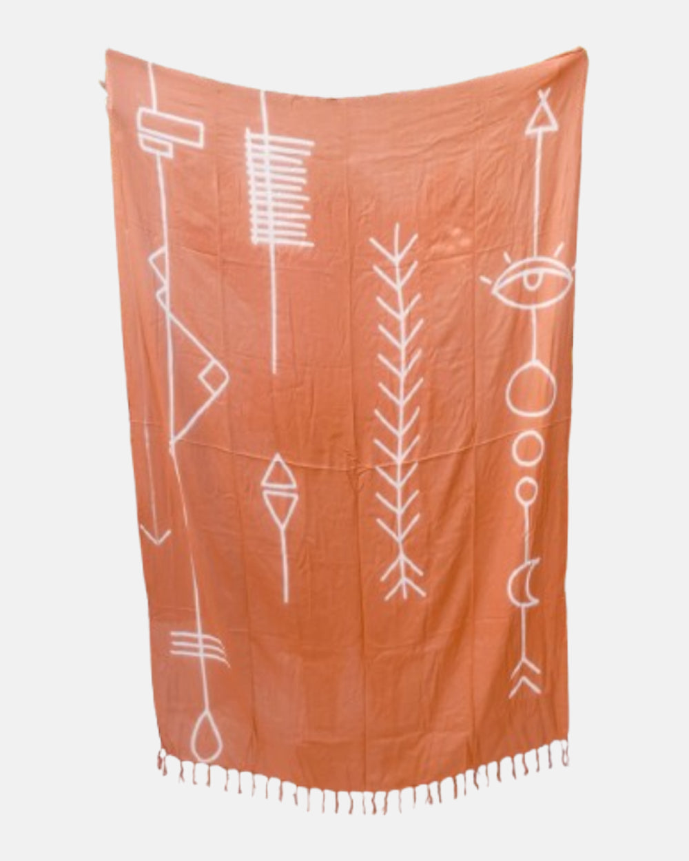 Dusty Rose Abstract Tapestry