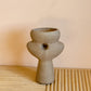 Abstract Terracotta Vase