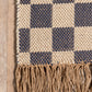 Checkered Jute Rug