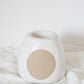 Gigi Cream Stoneware Tealight Holder