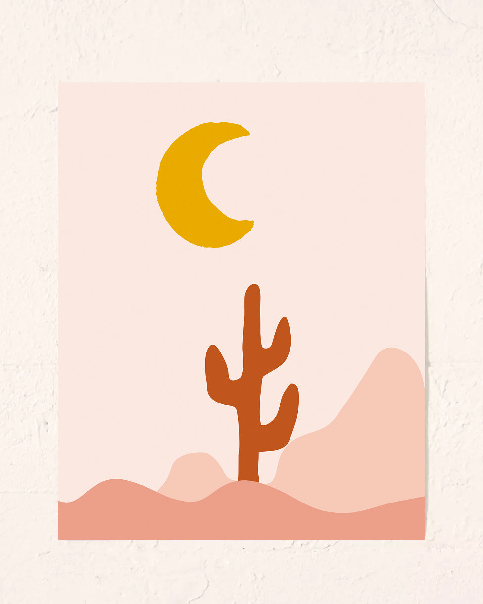 Abstract Desert Print