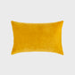 Mustard Velvet Lumbar Pillow