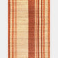 Rust Stripe Jute Rug