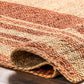 Rust Stripe Jute Rug