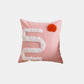 Abstract Tufted Pink Throw Pillow