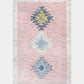 Kyoto Pink Fringe Rug