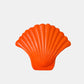 Leo Orange Sea Shell Vase