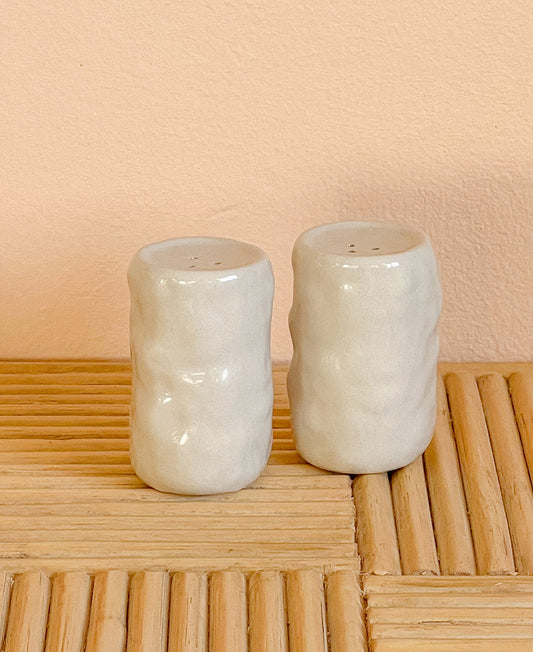 Luna Ceramic Salt & Pepper Shakers