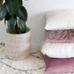 Lilac Faux Fur Pillow - Hesby