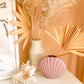 Purple Sea Shell Vase