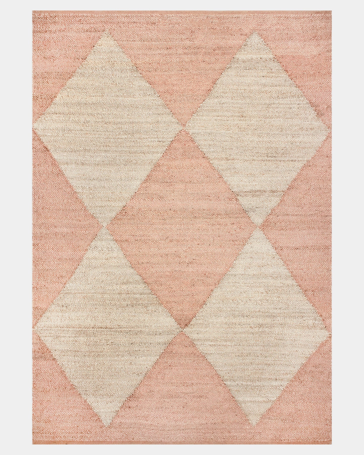 Riviera Pink Diamond Jute Rug