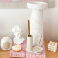 Gigi Cream Stoneware Tealight Holder