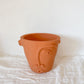 Terracotta Face Planter