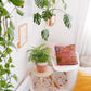 Red Dipped Sisal Basket - Hesby