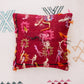 Rainbow Shaggy Graphic Kilim Pillow - Hesby