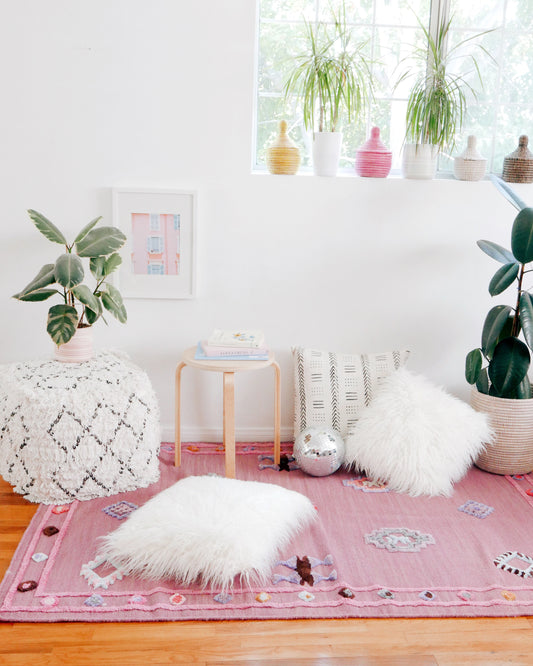 Moroccan Wedding Pouf - Hesby