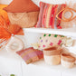 Terracotta Linen Throw Pillow - Hesby