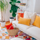 Mustard Velvet Lumbar Pillow - Hesby