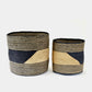 Navy Sisal Storage Basket