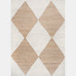 Riviera Ivory Diamond Jute Rug