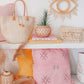 Pink Cactus Silk Pillow