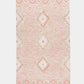Pink Peony Fringe Rug - Hesby