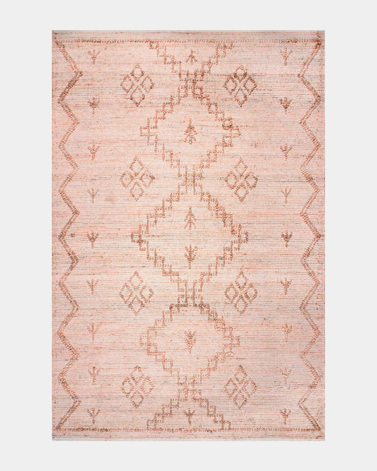 Coyote Dusty Rose Jute Rug